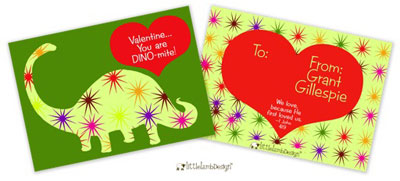 Little Lamb - Valentine's Day Exchange Cards (Dinomite)